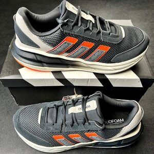 adidas Running Shoes Astrastar Mens Size 12 Sneakers Gray Orange JQ6077 NEW